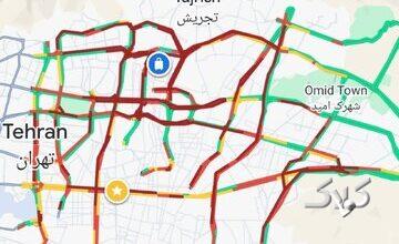 ترافیک تهران تم شب یلدا گرفت/ عکس