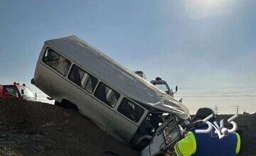 علت واژگونی مینیبوس دانشآموزان در ایوانکی مشخص شد