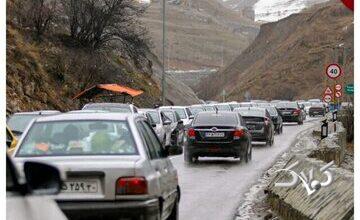 ترافیک سنگین در چالوس و ۲ آزادراه کشور