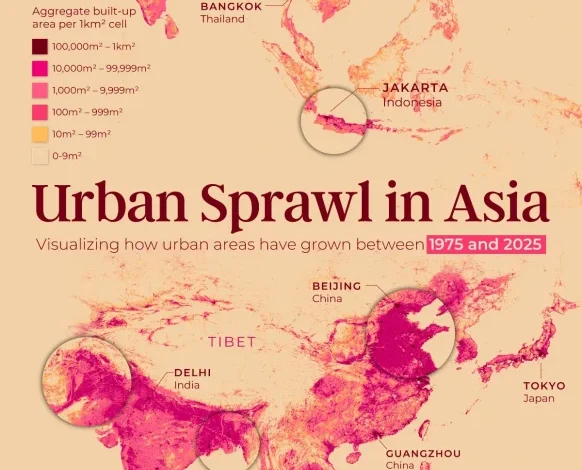 پرجمعیتترین کلانشهرهای آسیا