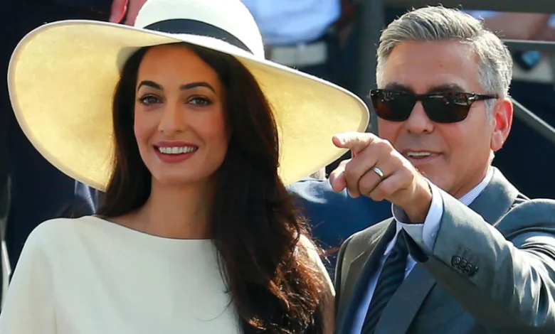 جورج کلونی و امل