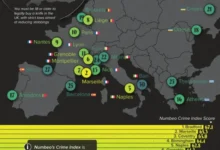 خطرناکترین شهرهای اروپا بر اساس نظرسنجی ها ۲۰۲۵