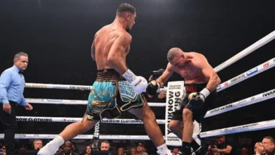 مبارزه جای اوپتایا با حسین چینکارا