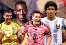 مارادونا، مسی، رونالدو و پله