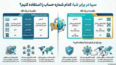 اینفوگرافی شماره حساب سیبا
