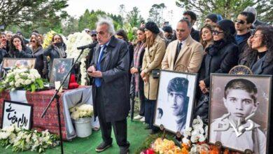 تصاویری تازه از خاکسپاری بهرام بیضایی در سانفرانسیسکو