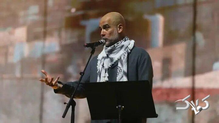 حمایت دوباره گواردیولا از فلسطین