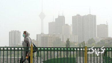 افزایش آلودگی هوا در تهران و ۵ شهر دیگر