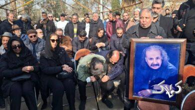 پیکر سعید پیردوست به خاک سپرده شد +تصاویر