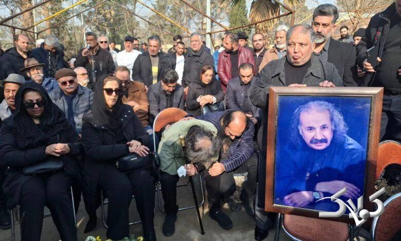 پیکر سعید پیردوست به خاک سپرده شد +تصاویر