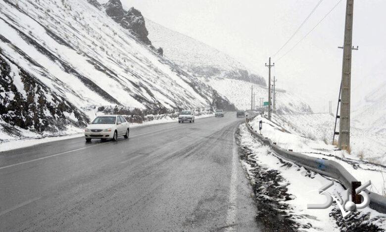 برف در جاده