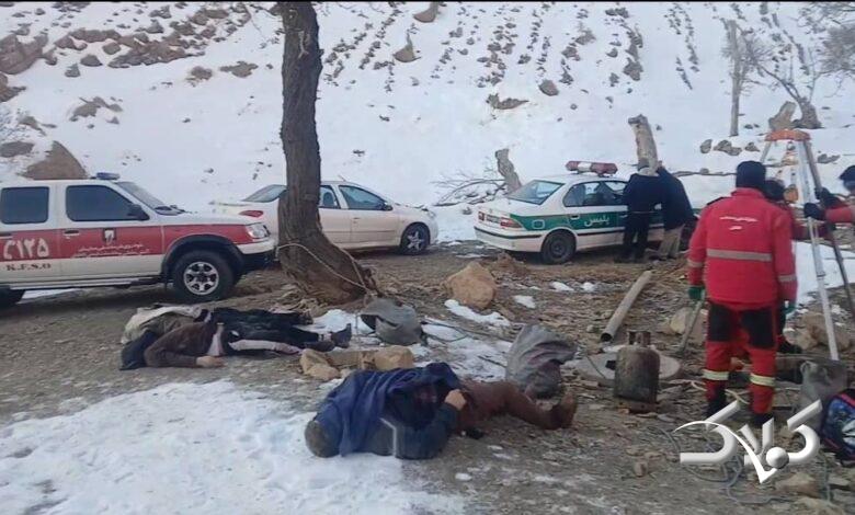 عملیات امداد و نجات گاز گرفتگی، حوادث