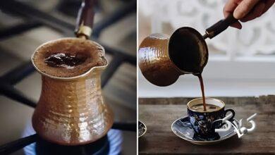 طرز تهیه قهوه ترک روی گاز با شیر جوش