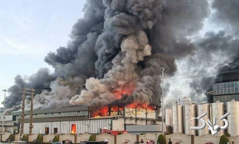 آتش سوزی در کاله