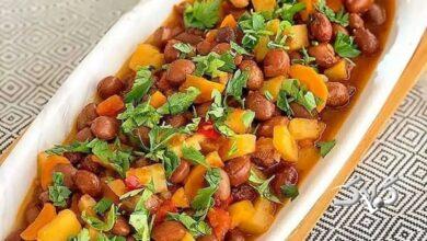 خوراک لوبیا