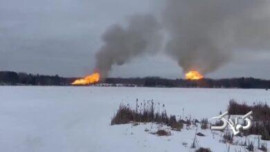 آتش سوزی خط لوله