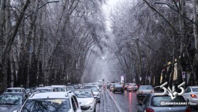 بارش برف در تهران