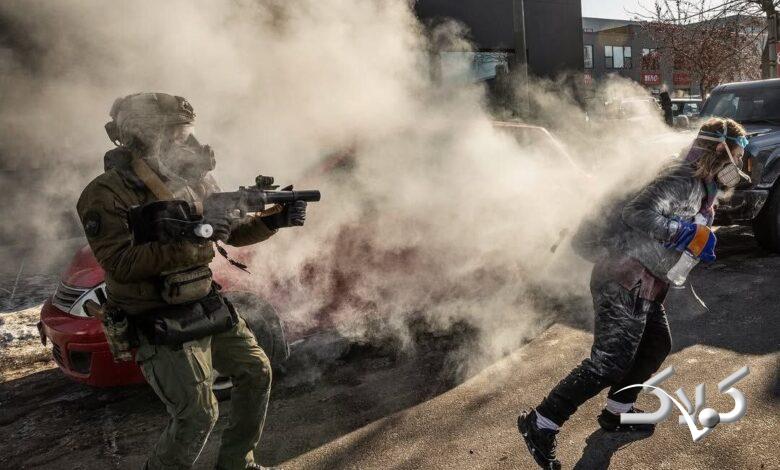 اعتراض در مینیاپولیس