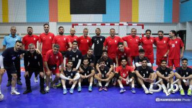 تصاویر اولین تمرین تیم ملی فوتسال ایران در جاکارتا اندونزی