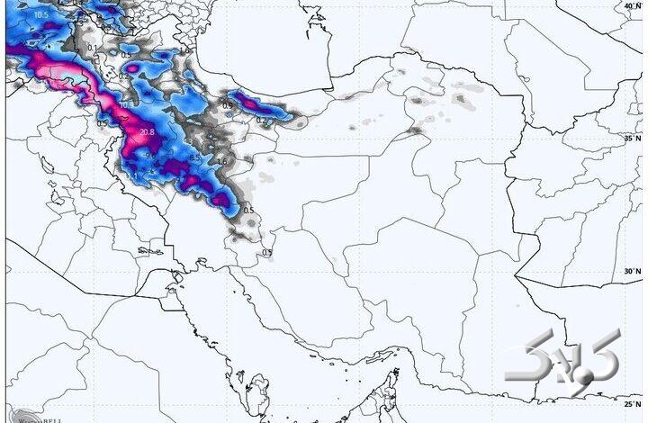 بارش برف و کولاک شدید در گردنههای همدان؛ کاهش شدید دما تا آخر هفته