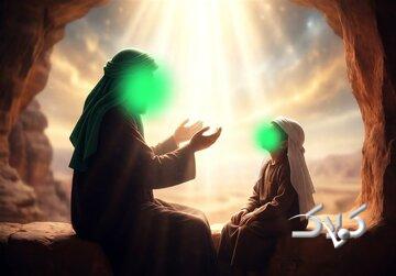 پیوند وجودی امیرالمؤمنین(ع) با حق: از شنیدن ناله شیطان تا رؤیت نور وحی