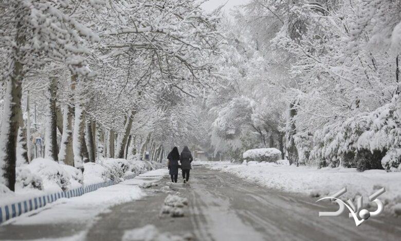 برف و باران در این استان ها