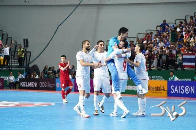 مراسم اهدای جام و مدال قهرمانی جام ملتهای فوتسال آسیا + فیلم