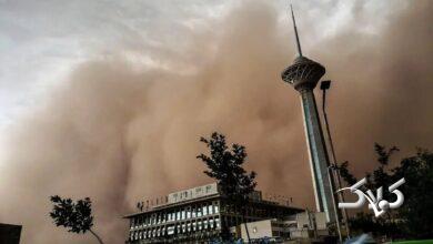 طوفان شدید در تهران