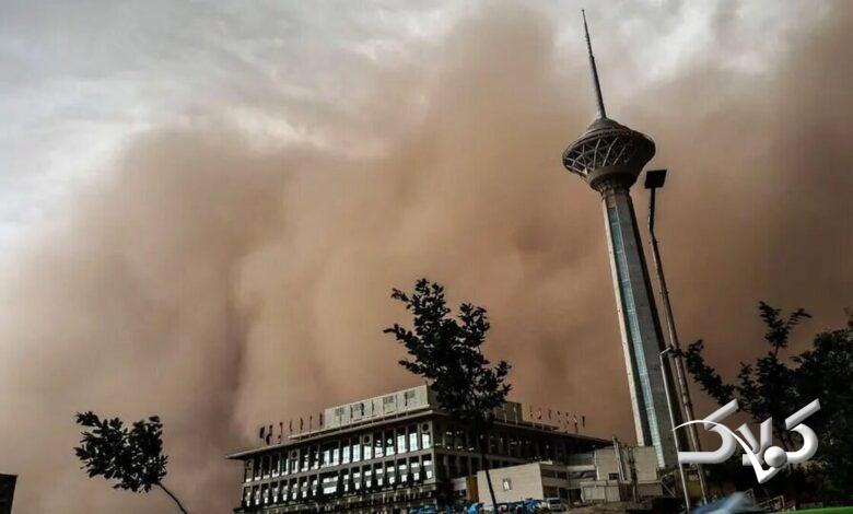 طوفان شدید در تهران