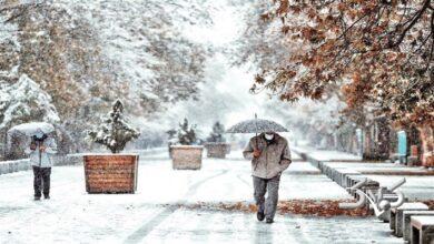 بارش قطعی برف، باران و تگرگ؛ ابرهای سیاه وارد این استانها شدند +اسامی