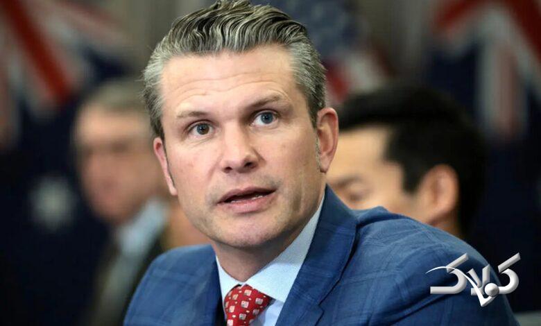 وزیر جنگ آمریکا پیت هگزث