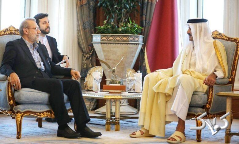 در دیدار مهم لاریجانی با امیر قطر چه گذشت؟