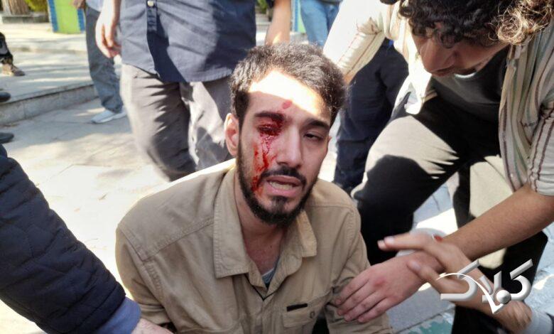 تجمعات امروز دانشگاه تهران به خشونت کشیده شد +عکس