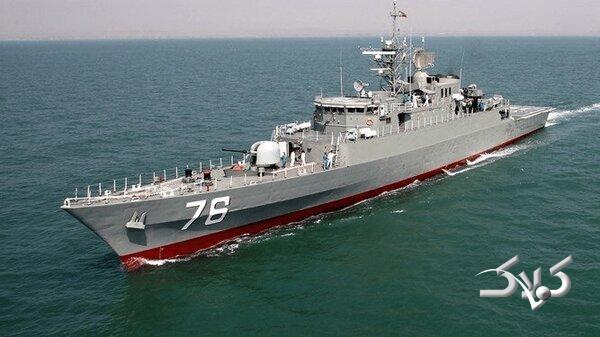 ناوگروه ۱۰۳ ایران وارد آبهای سرزمینی شد +ویدیو