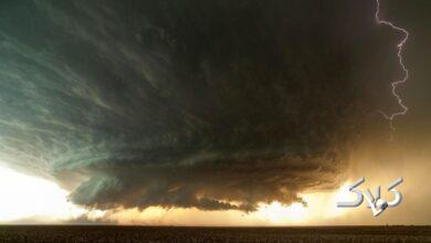 طوفان - رگبار باران