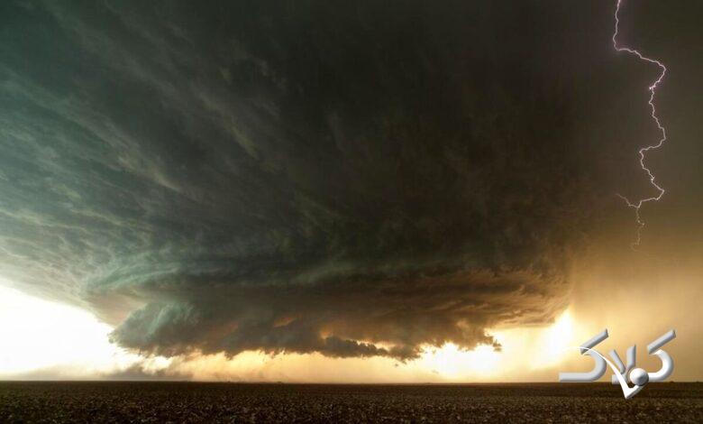 طوفان - رگبار باران