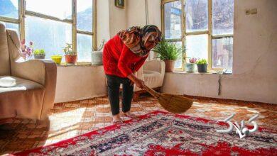 خانه تكاني روستاي اسفيدان