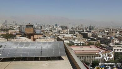 نیروگاه خورشیدی ساختمان شماره دو شهرداری تهران