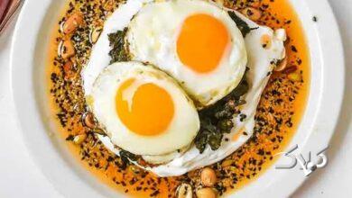 طرز تهیه نیمرو ترکی