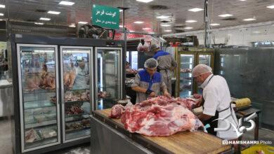 توزیع گوشت دولتی منجمد در میادین میوه و تره بار