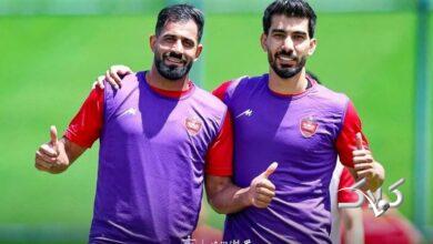 رضا شكاري و همسرش