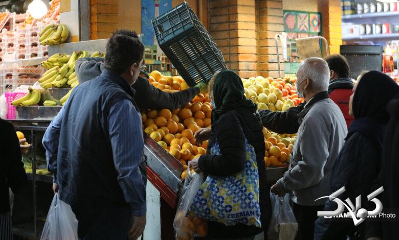 بازار میوه و تره بار جلال آل احمد در آستانه شب یلدا