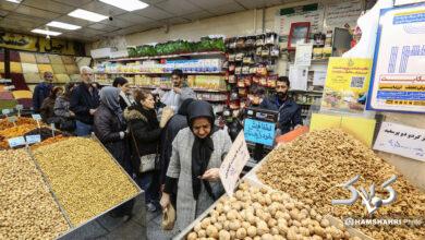 بازار میوه و تره بار جلال آل احمد در آستانه شب یلدا