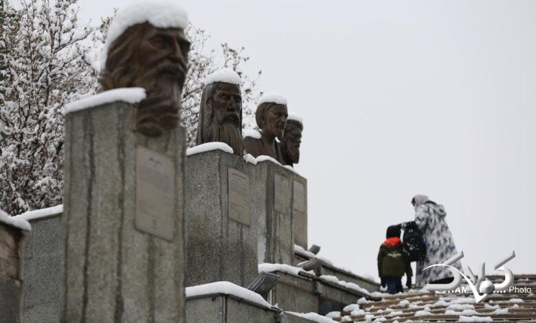 بارش برف زمستانی در تهران