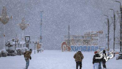 یخبندان قطبی بر فراز اردبیل