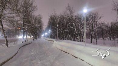 یخبندان قطبی بر فراز اردبیل