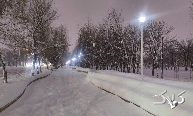 یخبندان قطبی بر فراز اردبیل