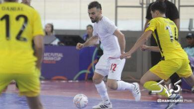 دیدار تیم ملی فوتسال ایران مقابل مالزی