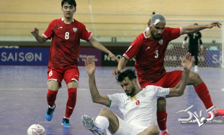 ایران ۵- افغانستان ۲؛ فوتسال جام ملتهای آسیا ۲۰۲۶