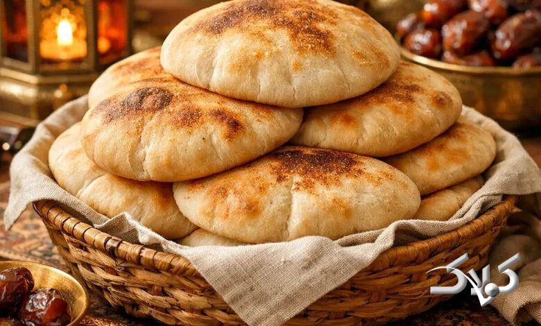 طرز تهیه نان عربی